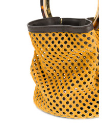 Sac fourre-tout jaune Marni