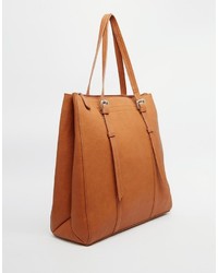 Sac fourre-tout marron clair Pieces