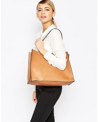 Sac fourre-tout marron clair Oasis