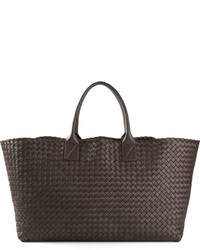 Sac fourre-tout marron foncé Bottega Veneta