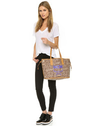 Sac fourre-tout marron MCM