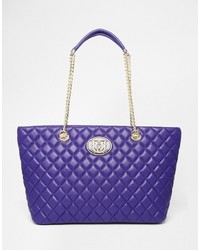 Sac fourre-tout matelassé violet