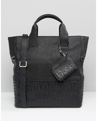 Sac fourre-tout noir Calvin Klein