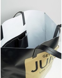 Sac fourre-tout noir Juicy Couture