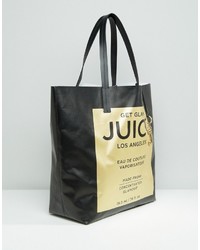 Sac fourre-tout noir Juicy Couture