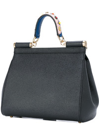 Sac fourre-tout noir Dolce & Gabbana