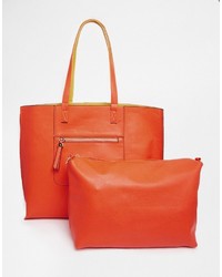 Sac fourre-tout orange Oasis