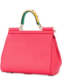 Sac fourre-tout rouge Dolce & Gabbana