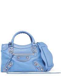 Sac fourre-tout texturé bleu clair