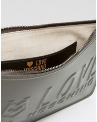 Sac marron foncé Love Moschino