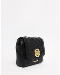 Sac matelassé noir Love Moschino