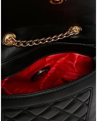 Sac matelassé noir Love Moschino