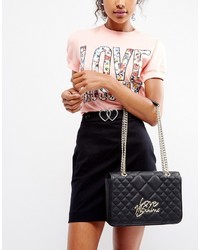 Sac matelassé noir Love Moschino