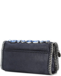 Sac orné bleu marine Stella McCartney