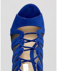 Sandales à talons bleues Forever Unique