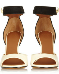 Sandales à talons en cuir beiges Givenchy
