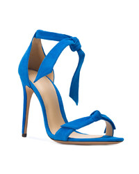 Sandales à talons en cuir bleues Alexandre Birman