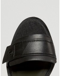 Sandales à talons en cuir noires G Star