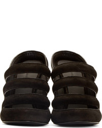 Sandales à talons en daim noires Alexander Wang