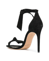 Sandales à talons en daim noires Alexandre Birman