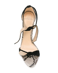 Sandales à talons en daim noires Alexandre Birman