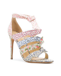 Sandales à talons en toile multicolores Alexandre Birman