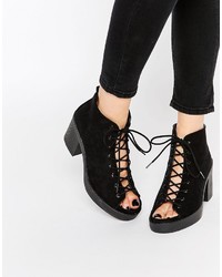 Sandales à talons noires Asos