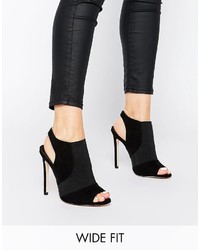 Sandales à talons noires Asos