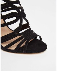 Sandales à talons noires Asos