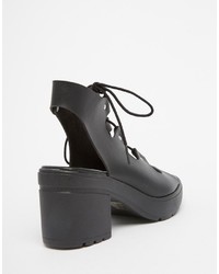 Sandales à talons noires Asos