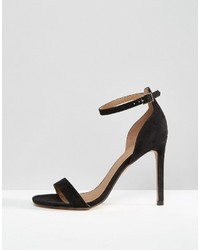 Sandales à talons noires Asos