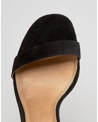 Sandales à talons noires Asos