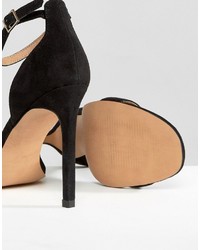 Sandales à talons noires Asos