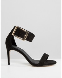 Sandales à talons noires Asos