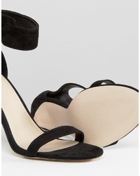 Sandales à talons noires Asos