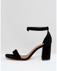 Sandales à talons noires Asos