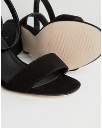 Sandales à talons noires Asos