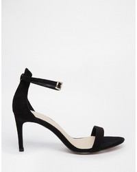 Sandales à talons noires Asos