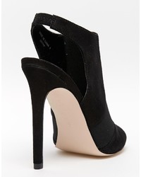 Sandales à talons noires Asos