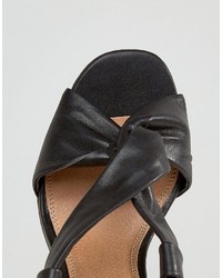 Sandales à talons noires Asos