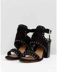 Sandales à talons noires Asos