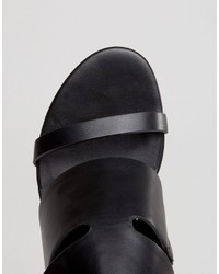 Sandales à talons noires Asos