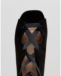 Sandales à talons noires Asos