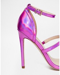 Sandales à talons roses Asos