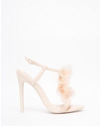 Sandales à talons roses Asos