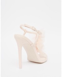 Sandales à talons roses Asos