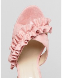 Sandales à talons roses Glamorous