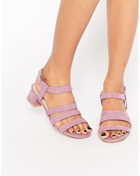 Sandales à talons violet clair Asos