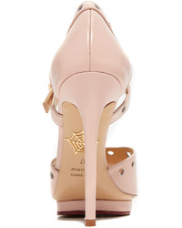Sandales beiges Charlotte Olympia