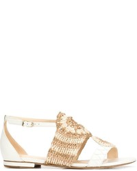 Sandales blanches Alexandre Birman